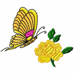 Butterfly Embroidery Design 12 Butterfly Embroidery Design 12